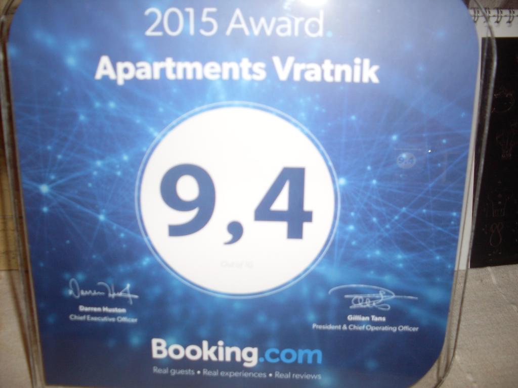 Apartments Vratnik SJJ Extérieur photo